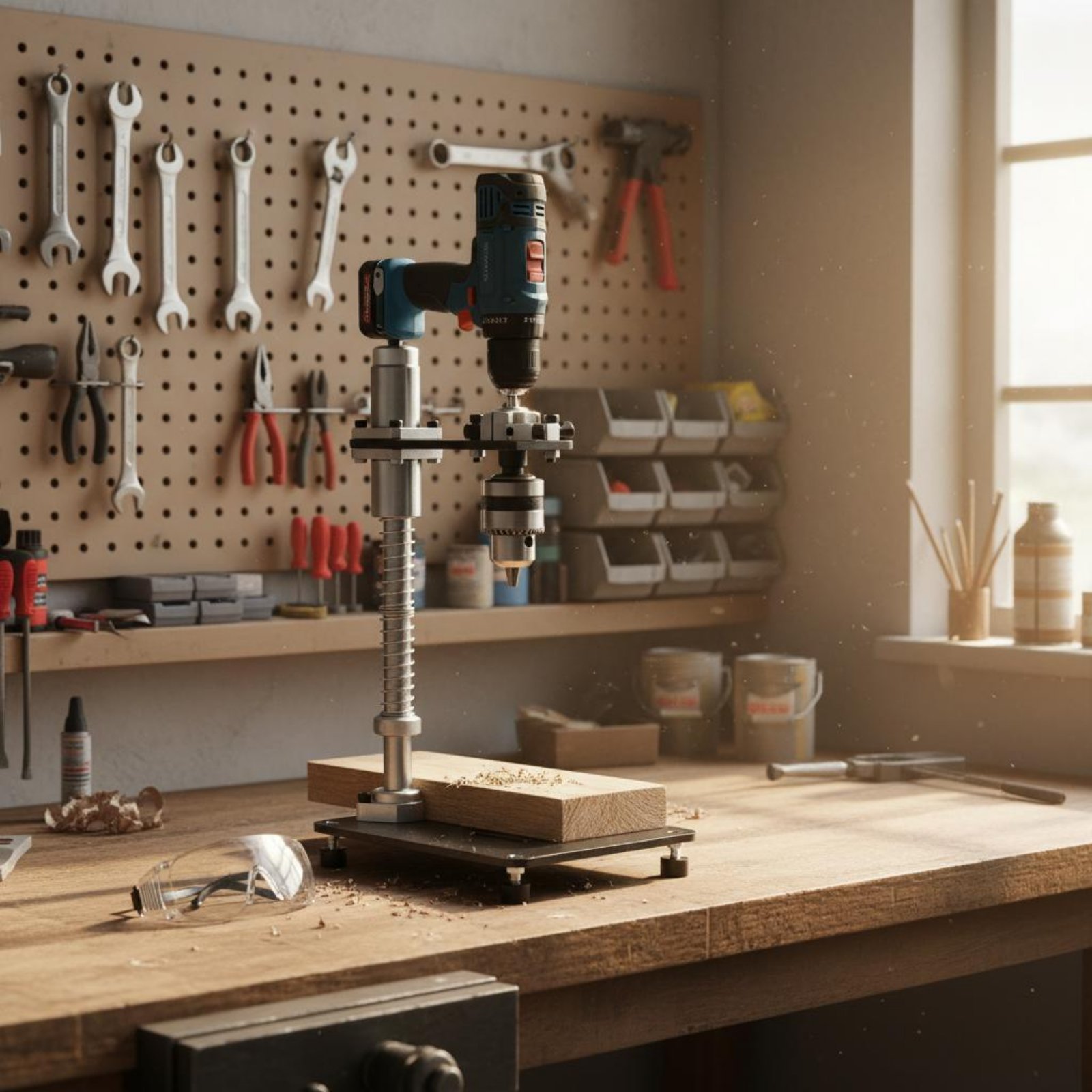 Drill Press - Supporto per Trapano a Colonna, Stabile,